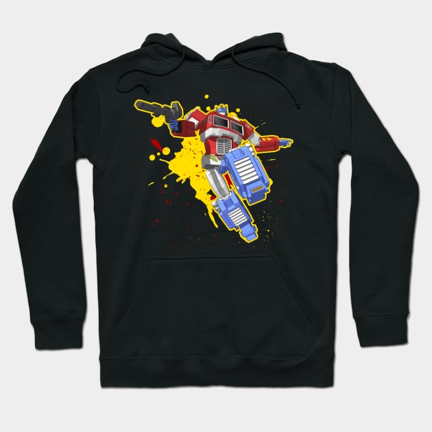 Optimus Prime Hoodie by gblackid